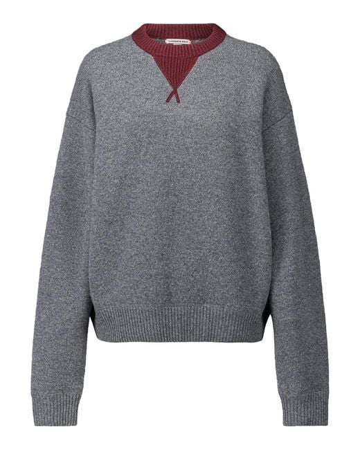 Laurence Bras Women's Gray Sweater Attila