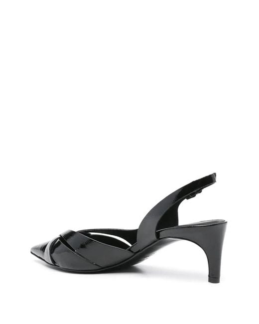 Fabrizio Del Carlo Black Paris Sling Back