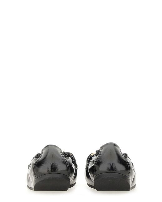 Ferragamo Black Deconstructed Loafer