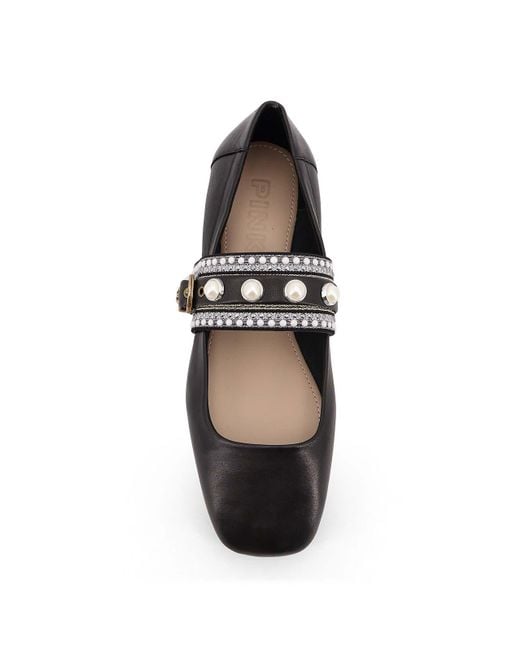 Pinko Black Leather Dancers