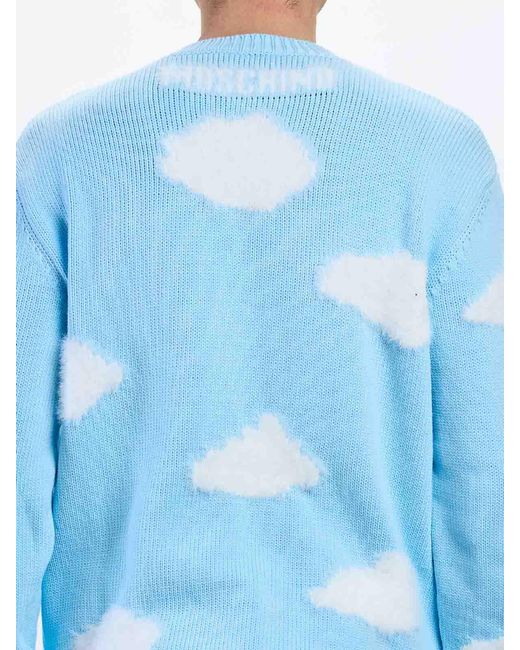 Moschino Blue Clouds Shirt for men
