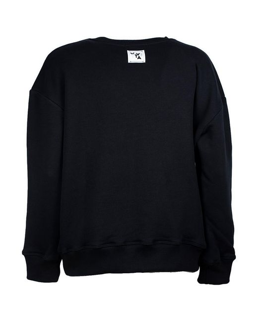 Vivetta Black Mani Crystal Sweatshirt