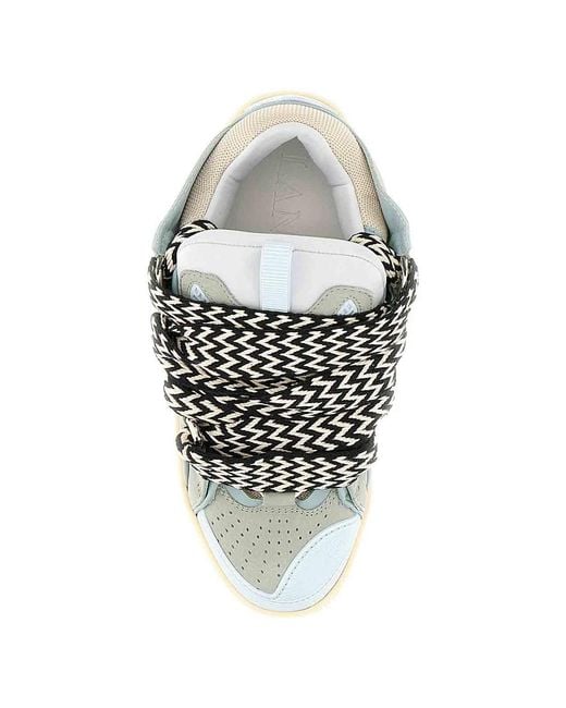 Lanvin Blue Curb Sneakers
