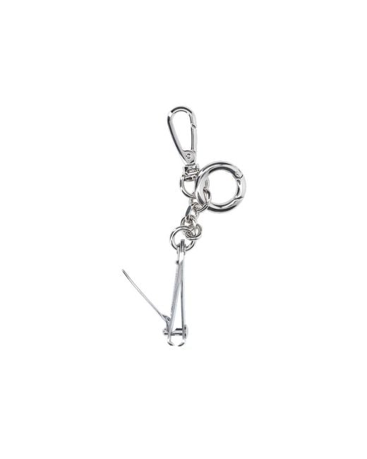 Maison Margiela White Charm Portachiavi