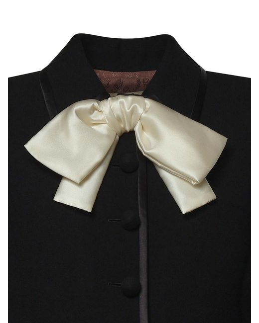 Valentino Garavani Black Wool Crepe Jacket