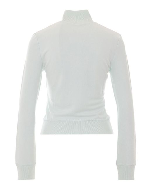 Courreges White Light Mint Signature Track Jacket