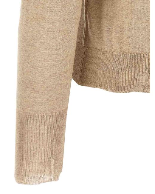 Golden Goose Deluxe Brand Natural Dilara Turtleneck Sweater