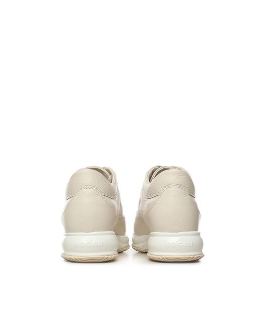 Hogan White Interactive Sneakers