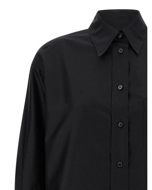 Alberto Biani Blue Silk Shirt