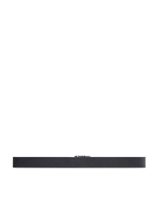 Balenciaga White Leather Belt for men