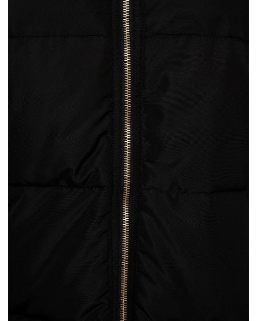 Patou Black Hooded Puffer Jacket