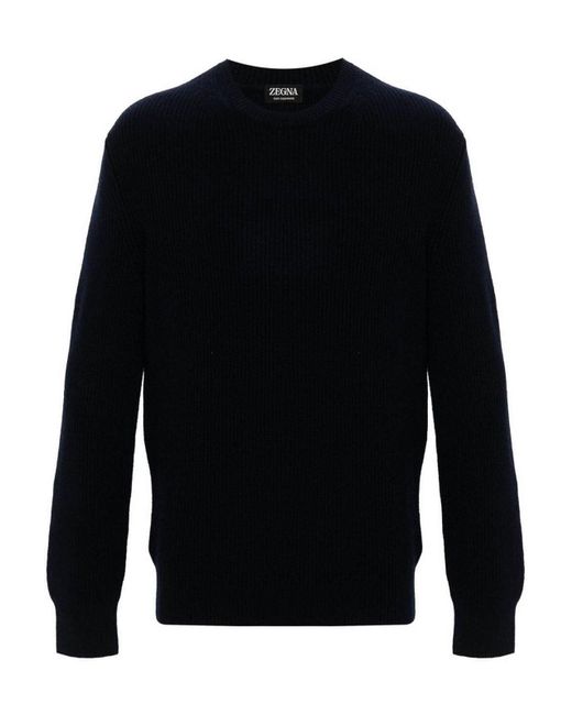 Zegna Blue Crewneck for men