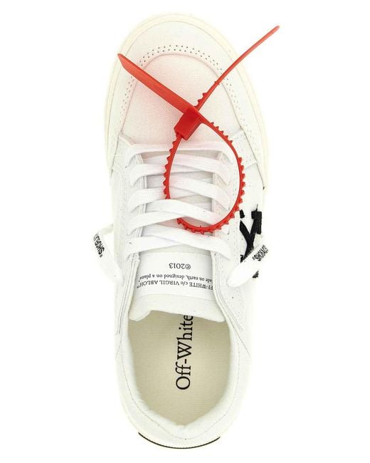 Off-White c/o Virgil Abloh White Vulcanized Sneakers