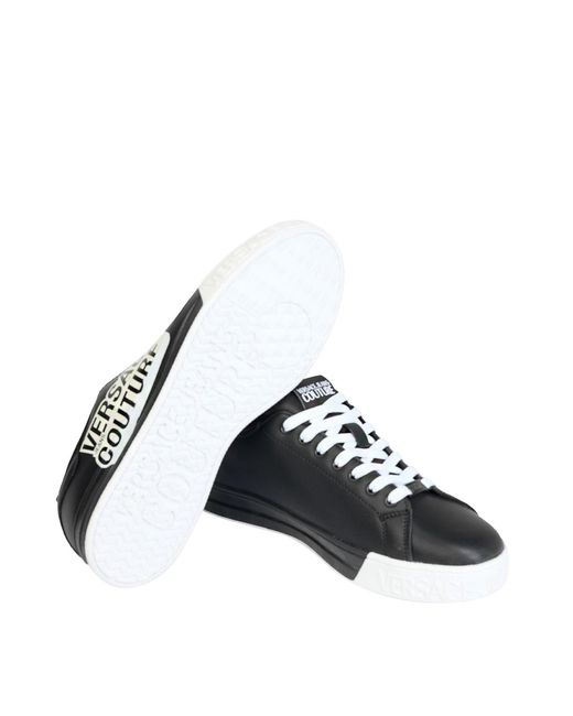 Versace Jeans Couture Black Court Couture Sneakers for men