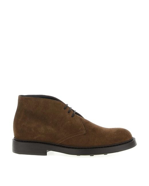 Doucal's Brown Chukka Ankle Boots for men