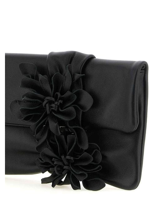 Jimmy Choo Black Zandra' Clutch