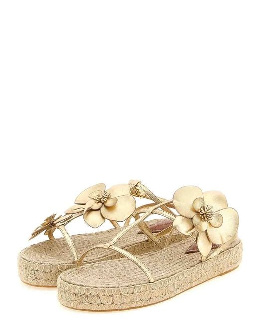 Zimmermann Metallic Orchid Sandals