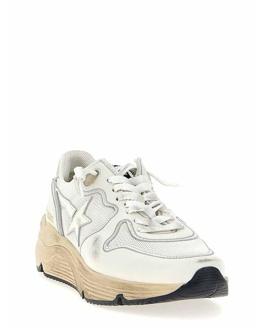 Golden Goose Deluxe Brand White Sneakers With Signature Star Patch