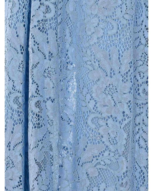 MICHAEL Michael Kors Blue Light Lace Dress