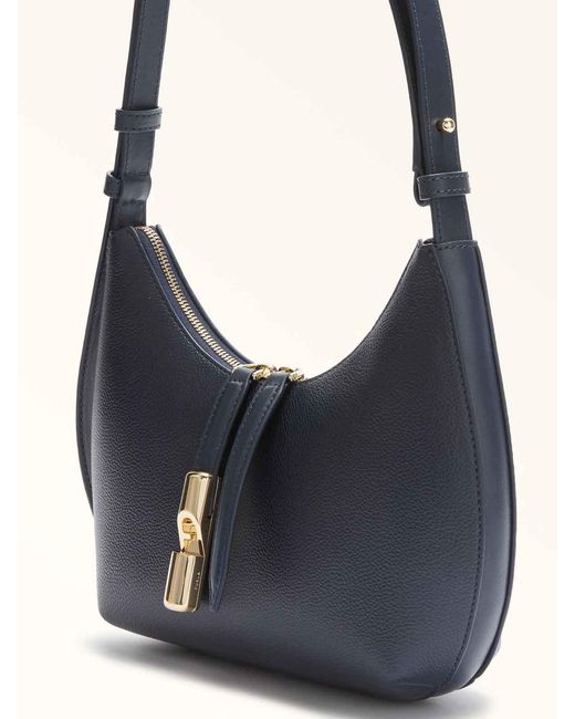 Furla Blue Goccia S Shoulder Bag