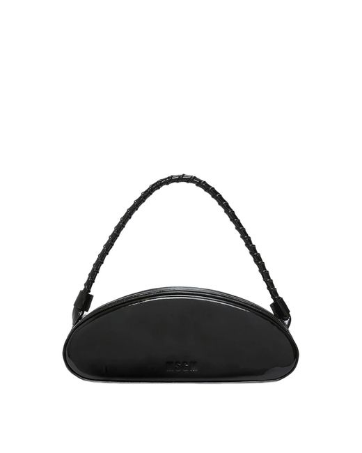 MSGM Black Leather Handbag