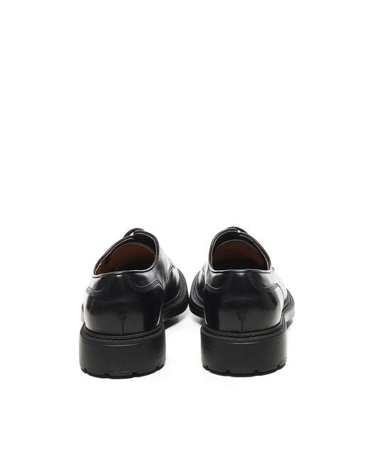 Stringate di Doucal's in Black da Uomo