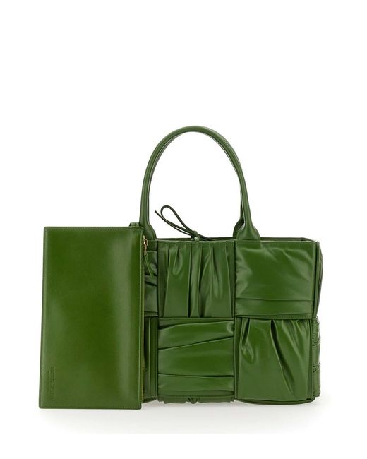 Bottega Veneta Green Small Bow Tote Bag