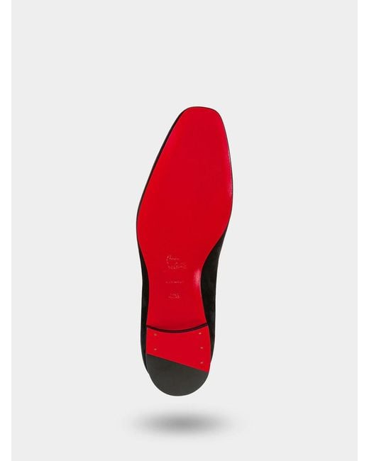 Christian Louboutin Black Dandelion Flat Veau Loafers