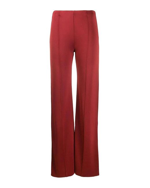 Valentino Garavani Flared Pants With Piped Seams