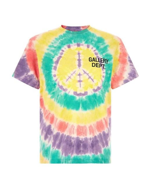 GALLERY DEPT. Gray Peace Tie Dye T-Shirt for men