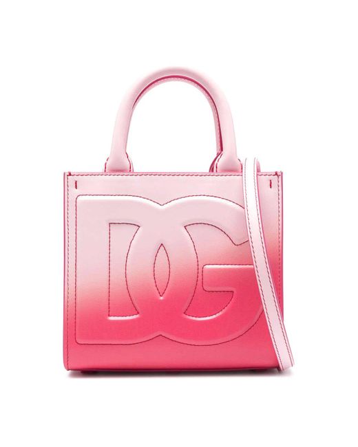 Dolce & Gabbana Pink Dg Logo Bag