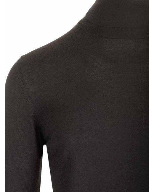 Mauro Ottaviani Black Wool Turtleneck Wish for men