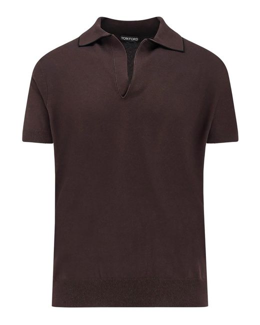 Tom Ford Brown Polo Shirt for men