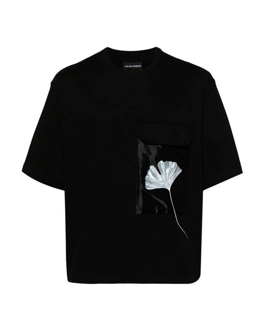 Emporio Armani T shirt in Black for Men Lyst UK