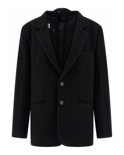 MM6 by Maison Margiela Black Back Panel Blazer