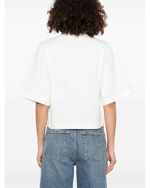 Palm Angels White T-Shirt Mini Bear