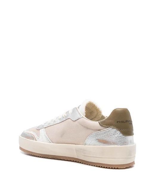 Philippe Model White Nice Low Sneakers for men