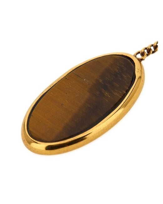 Dries Van Noten White Stone Necklace for men