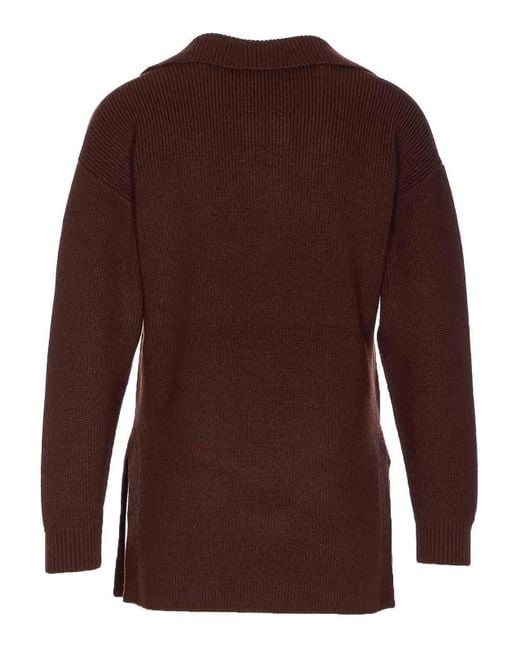 Elisabetta Franchi Brown Sweater