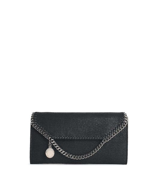 Stella McCartney Gray Continental Wallet With Flap