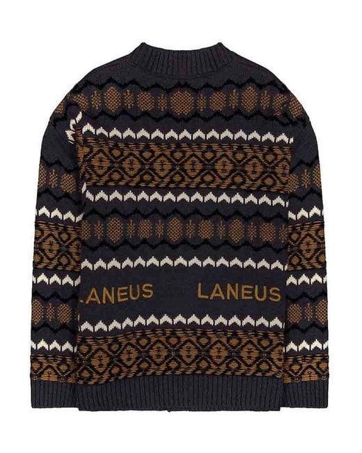 Laneus Black Cardigan for men