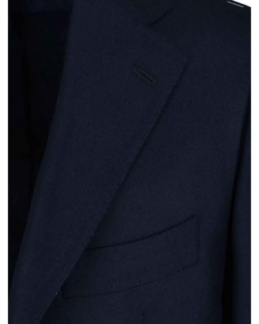Cesare Attolini Blue Blazer Monopetto for men