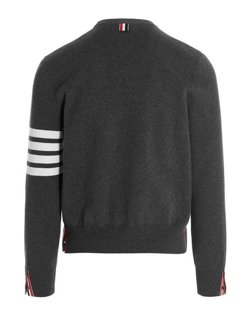 Thom Browne Black Crewneck for men