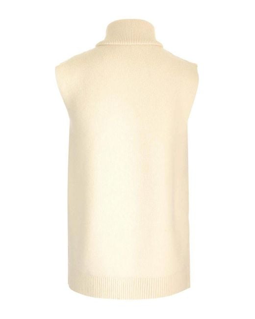 Loewe Yellow Wool And Sheraling Vest