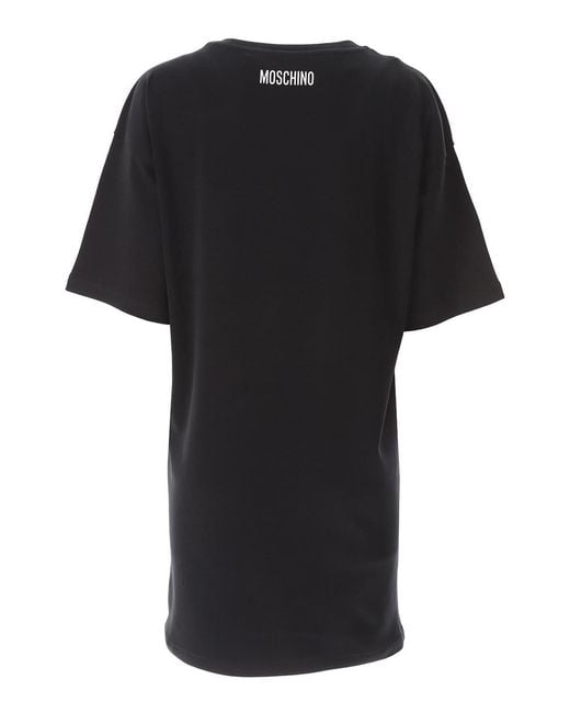 Moschino Black Ready To Where? Tshirt Dress