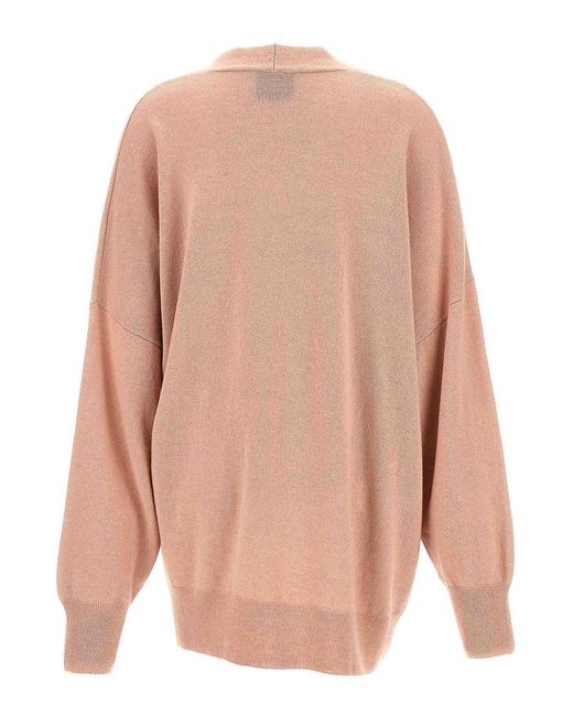 Nude Pink Oversize Cardigan