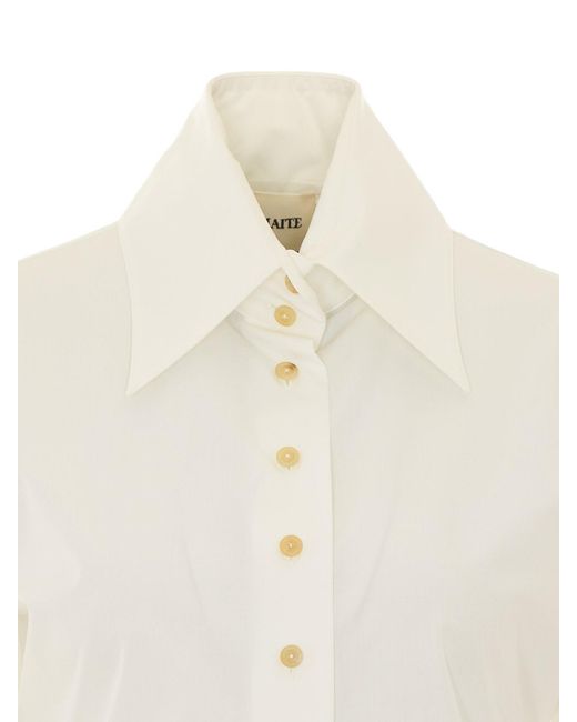 Khaite White Ivy Top Shirt