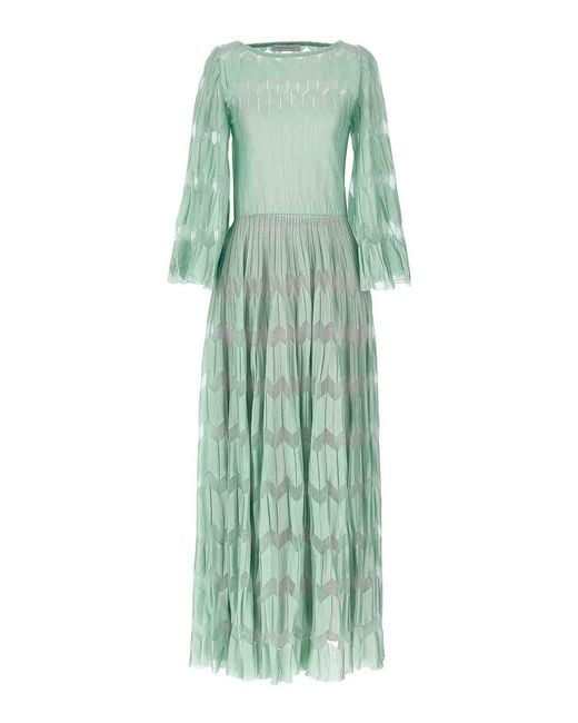 Antonino Valenti Green Mariko Mori Long Dress