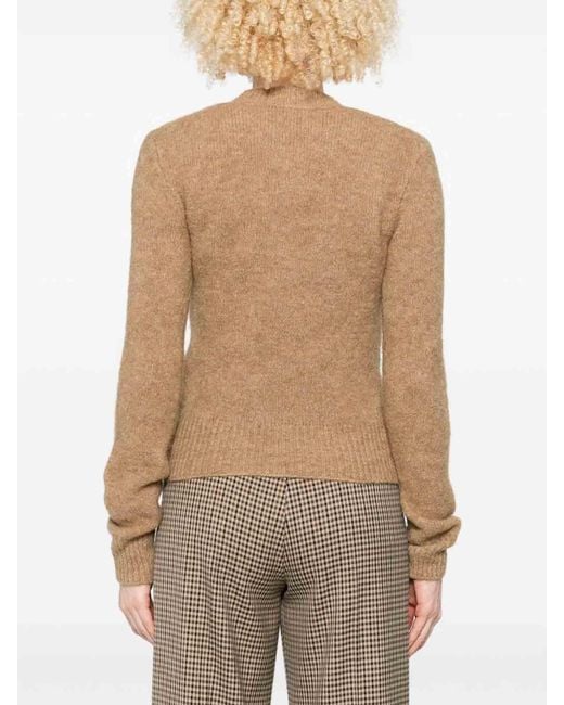 AMI Natural Crewneck Sweater