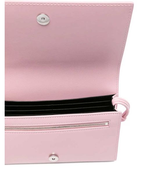 Jil Sander Pink Tangle Wallet